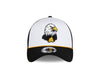 Aguilas Cibaenas New Era 9FORTY A-Frame Adjustable Hat - White/Black/Gold