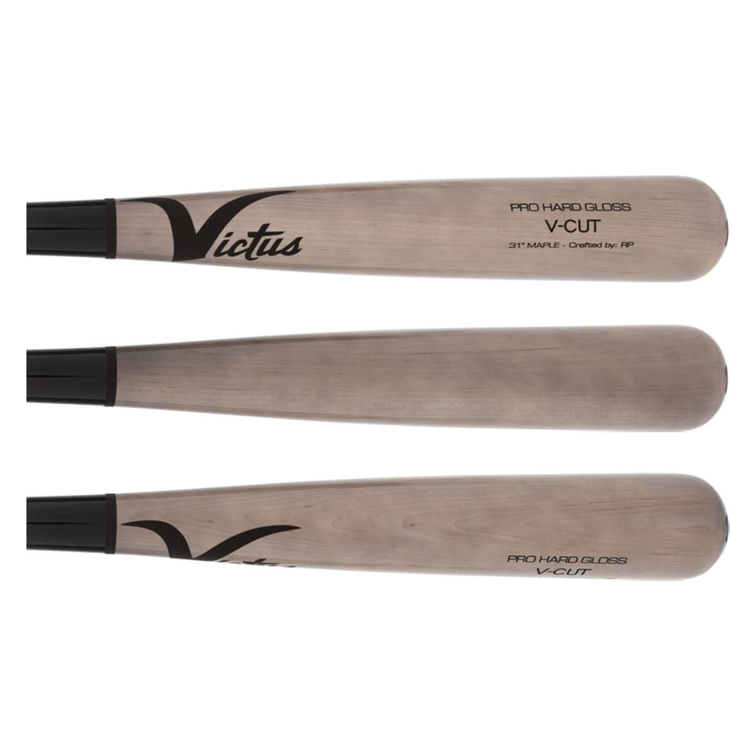 Victus V-Cut Hard Maple Wood Baseball Bat (VGPC-BK/GY)1