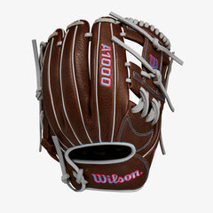 Wilson A1000 1787 Glove Dark-Brown-Red-Blue