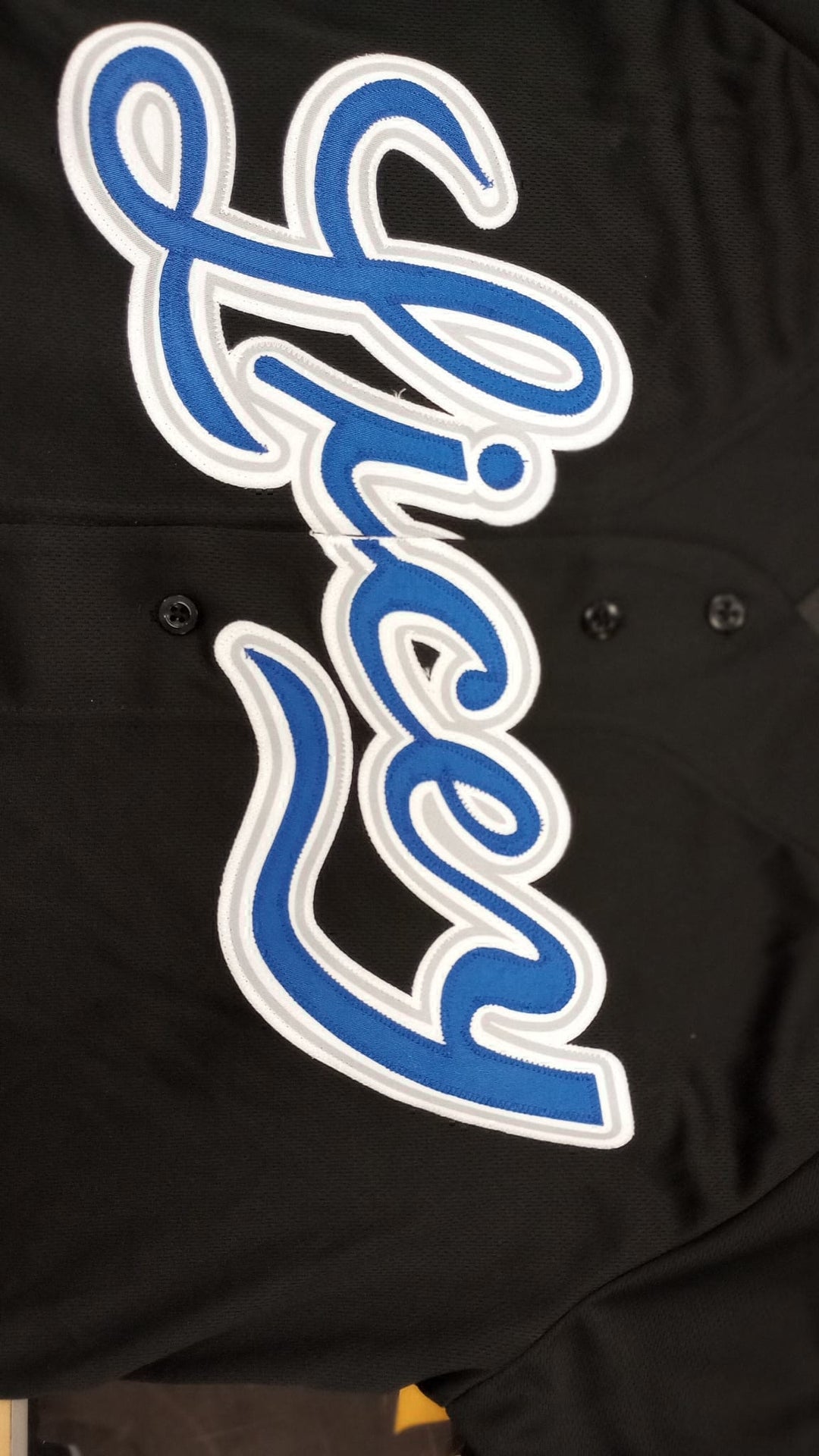 2024 Tigres del Licey Authentic Wilson Jersey - Black