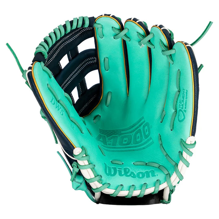 Wilson A1000 DW5 Liberty SMU 2 12-Inch Infield Baseball Glove | Dual Post Web | Navy/Mint