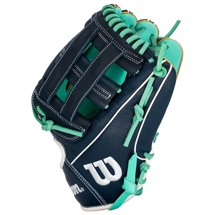 Wilson A1000 DW5 Liberty SMU 2 12-Inch Infield Baseball Glove | Dual Post Web | Navy/Mint