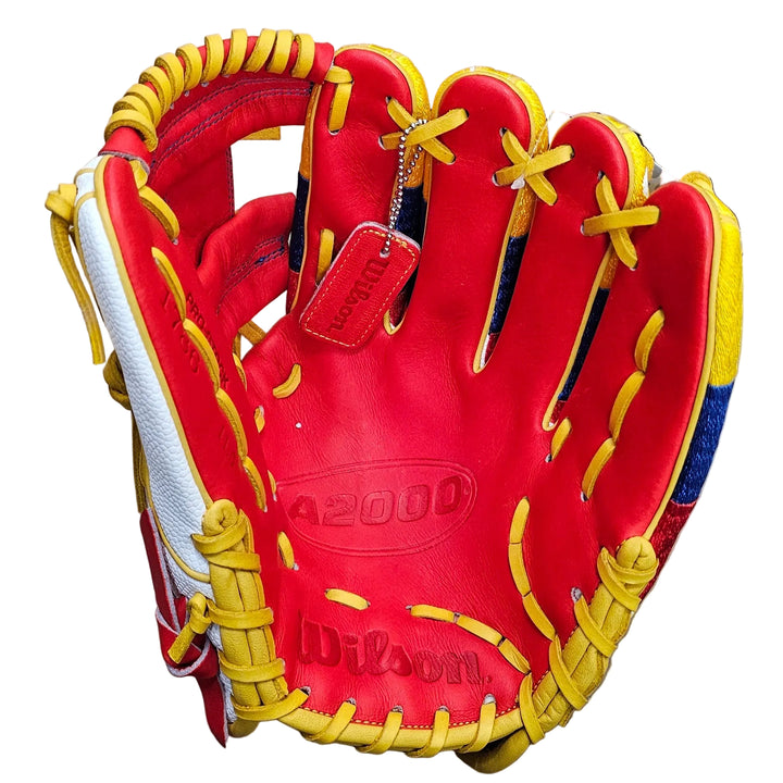 Wilson A2000 1786 11.5" Baseball Glove – Exclusive Venezuela Flag Edition | Peligro Sports WBC 2026 Collection