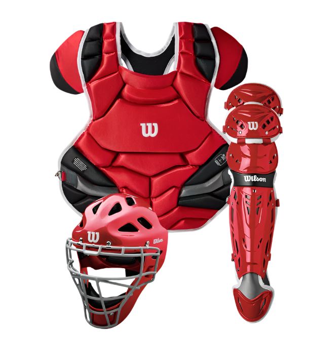 Wilson C1K NOCSAE Adult Catcher's Gear Set