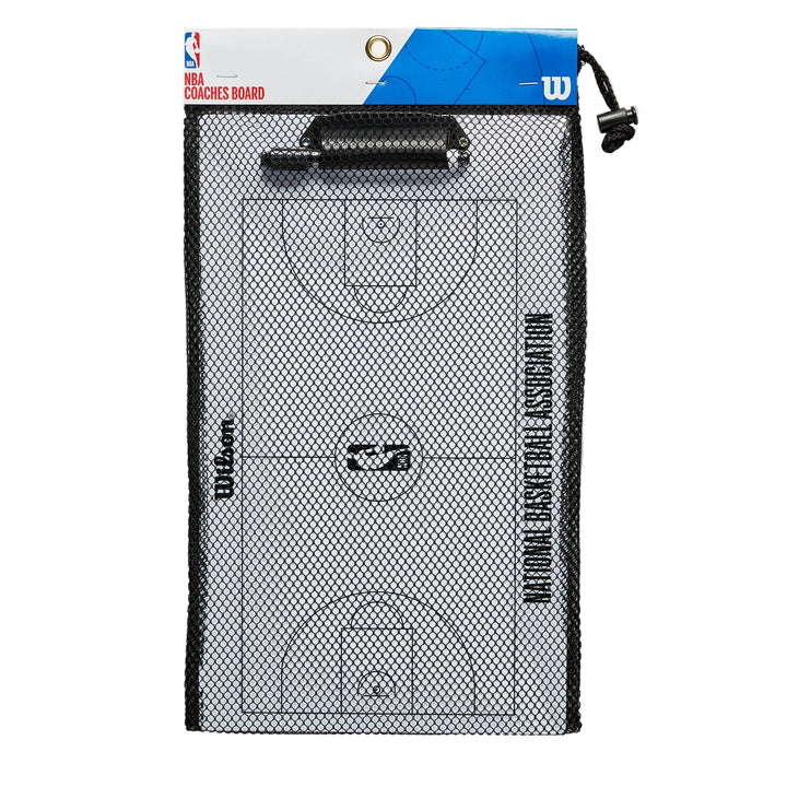 Wilson NBA Coaches Dry Erase Board – Official NBA Coaching Clipboard for Basketball Strategy Playmaking