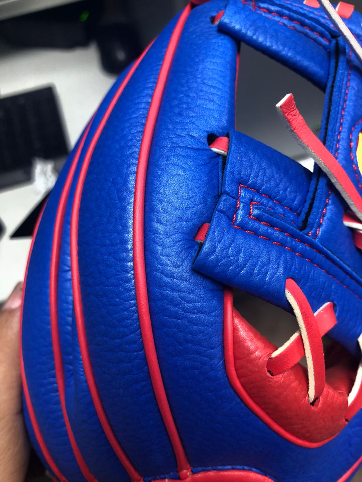 Wilson 2024 A200 EZ Catch 10 Inch Youth Baseball Glove - Royal/Red/Yellow7