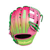 Wilson 2025 OMAHA A2000 1777 Cherry Limeade 12.75" Outfield Glove