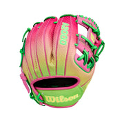 Wilson 2025 OMAHA A2000 1786 Cherry Limeade 11.5" Infield Glove