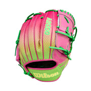 Wilson 2025 OMAHA A2000 B2 Cherry Limeade 12" Pitcher's Baseball Glove