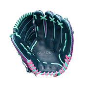 Wilson 2025 OMAHA A2000 B2 Grape Flamingo 12" Pitcher's Baseball Glove1