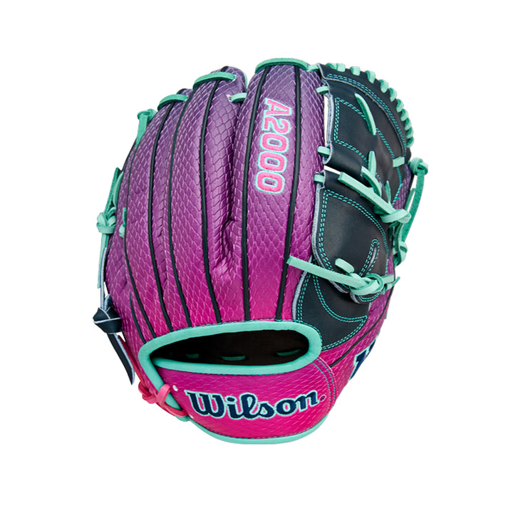 Wilson 2025 OMAHA A2000 B2 Grape Flamingo 12" Pitcher&