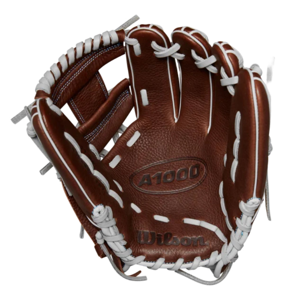 Wilson A1000 1787 Glove Dark-Brown-Red-Blue3