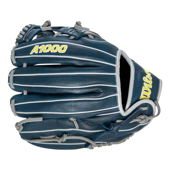 Wilson A1000 DP15 PF Glove Navy-Silver-Yellow2