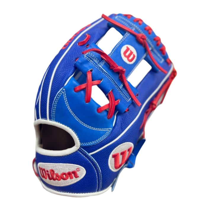 Wilson A2000 1781SS 12.25" Baseball Glove - Royal/Red/White - Right Hand Thrower1