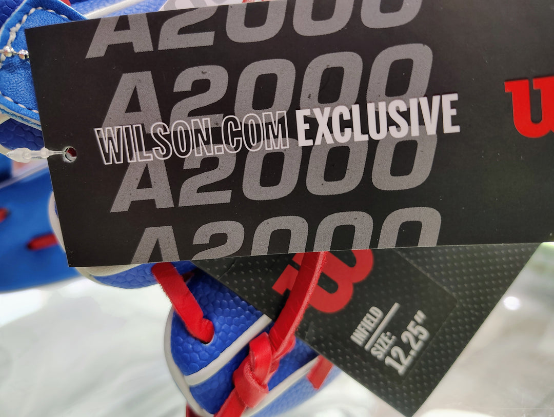 Wilson A2000 1781SS 12.25" Baseball Glove - Royal/Red/White - Right Hand Thrower