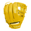 Wilson A2000 1786 11.5" Infield Baseball Glove - Yellow - Right Hand Thrower