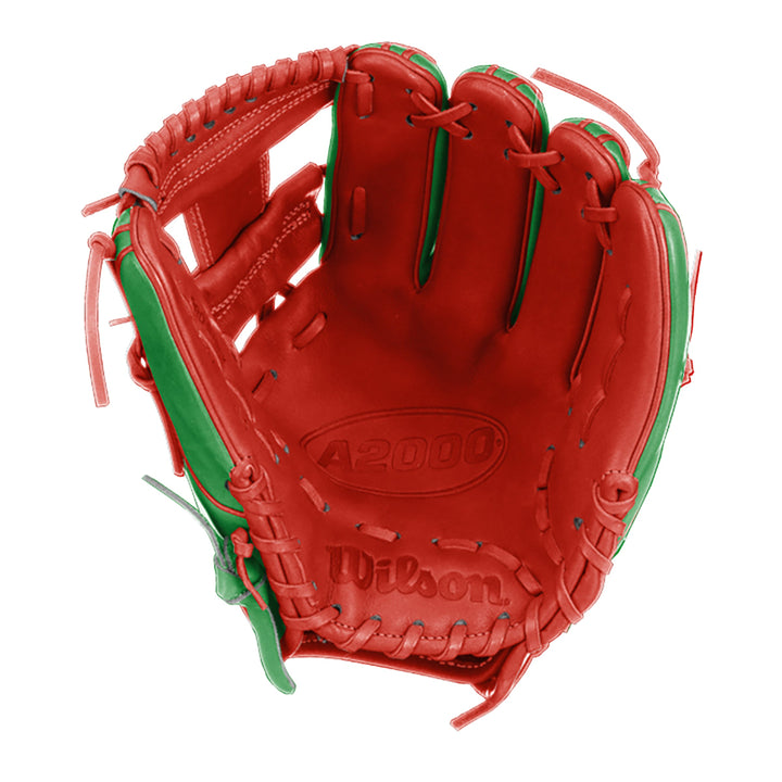 Wilson A2000 1786 11.5" Infield Baseball Glove Mexican Flag Right Hand Thrower1