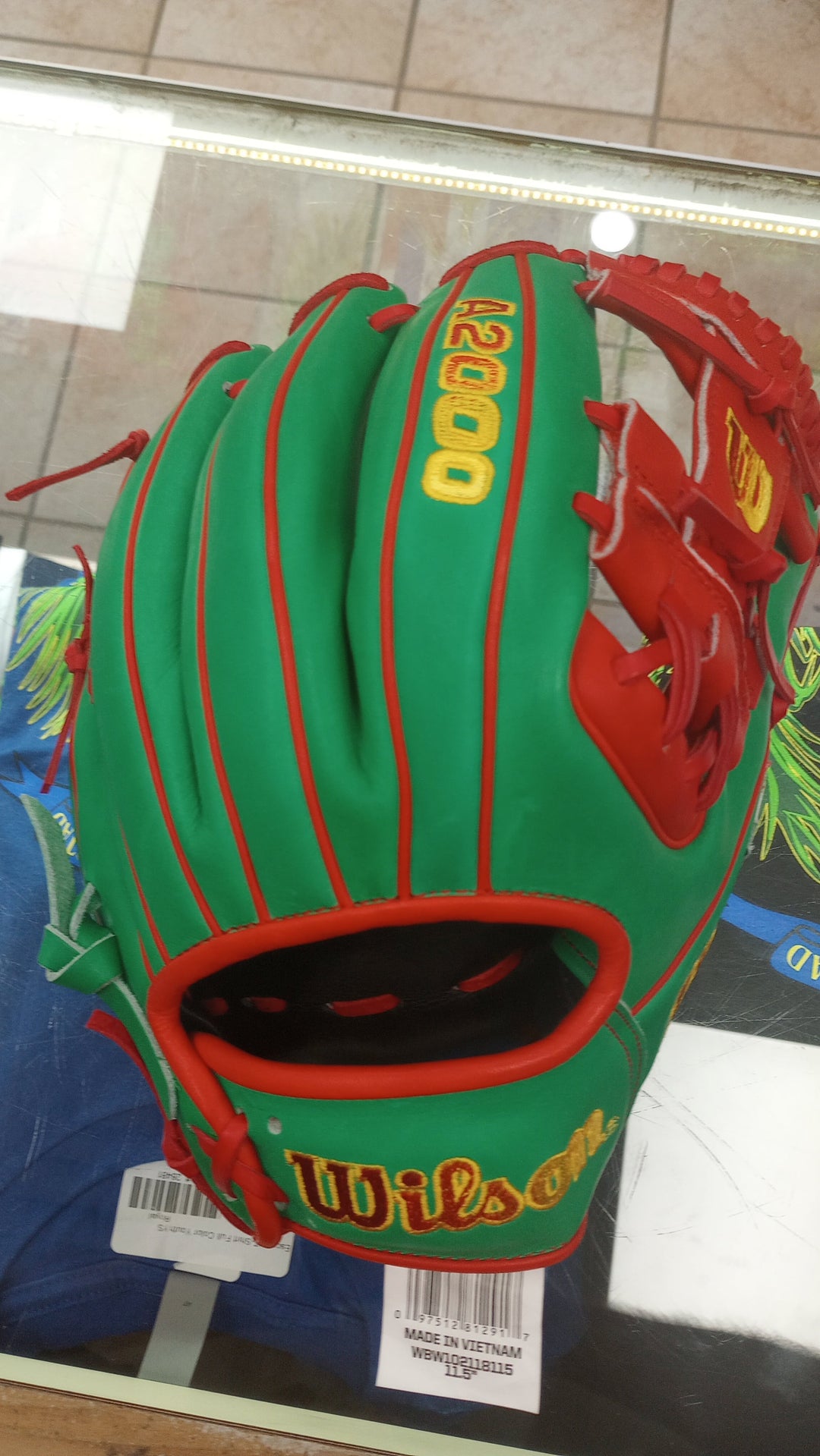 Wilson A2000 1786 11.5" Infield Baseball Glove Mexican Flag Right Hand Thrower3