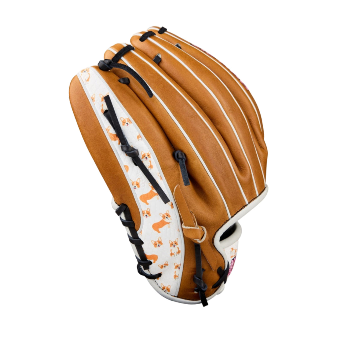 Wilson A2000 1975 ANIMAL SERIES CORGI Sad 11.75" Infield Glove2