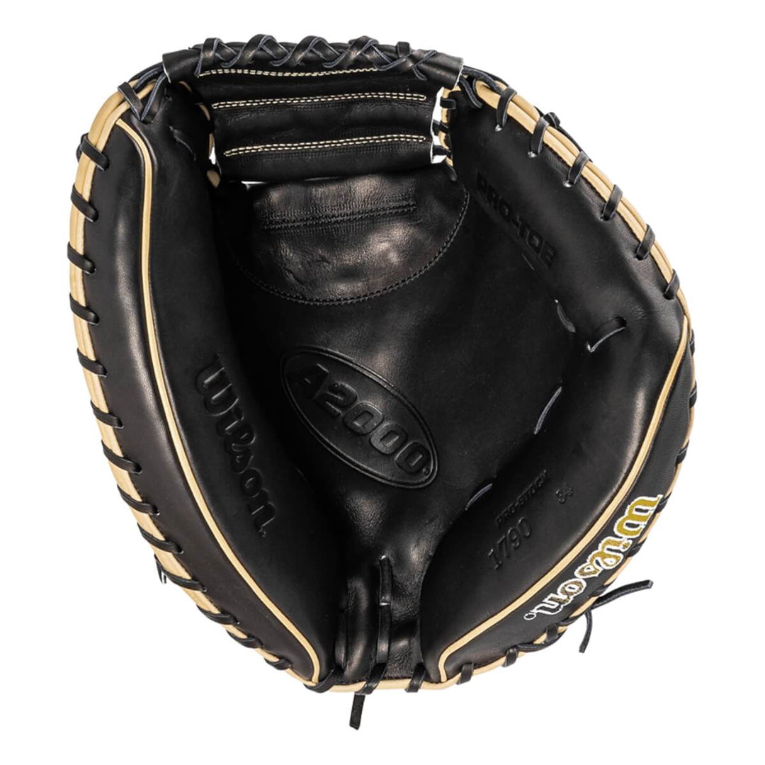 Wilson A2000 SuperSkin 1790 - Catcher's Mitt - Black / Blonde4