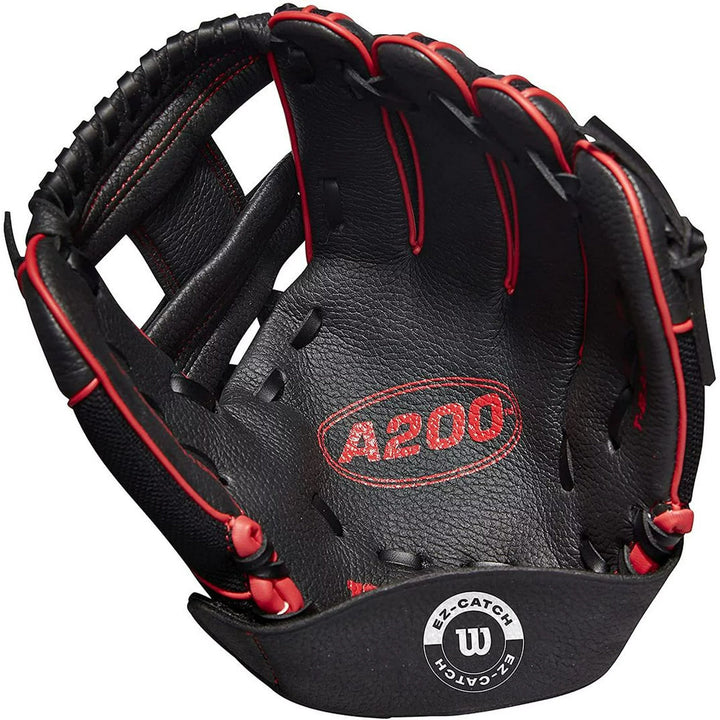 Wilson A200 7yrs UNDER 10 - Black/Red2