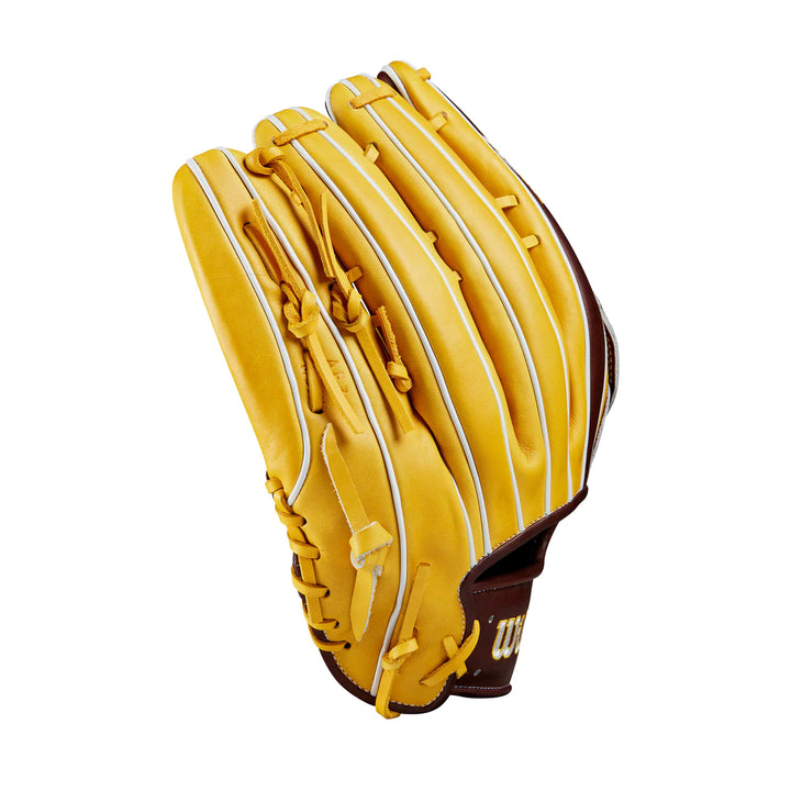 Wilson A2K 12.75" Juan Soto Game Glove - Yellow / Brown2