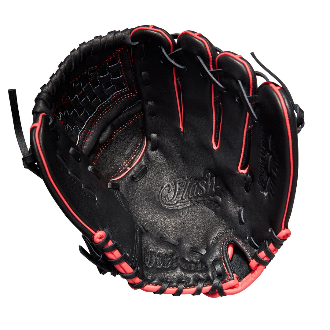 Wilson A440 Flash 11.5" FastPitch Glove - Black / Pink (WBW100416115)5