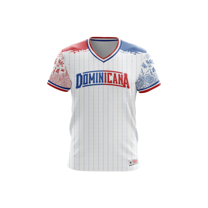 YOUTH - Dominicana Jersey | Cultural Heritage Tee – Premium Soft Fabric & Vivid Print