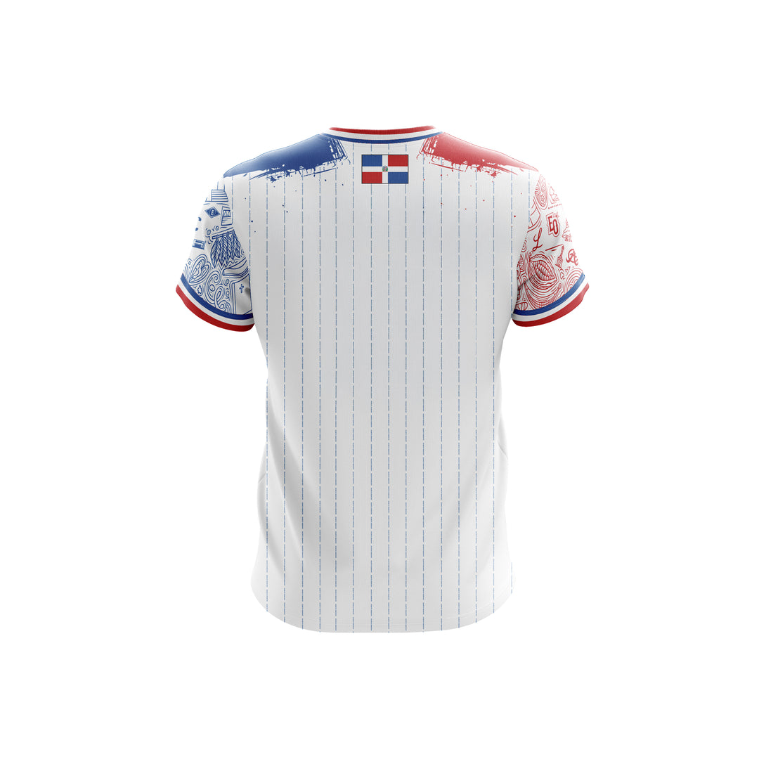 YOUTH - Dominicana Jersey | Cultural Heritage Tee – Premium Soft Fabric & Vivid Print