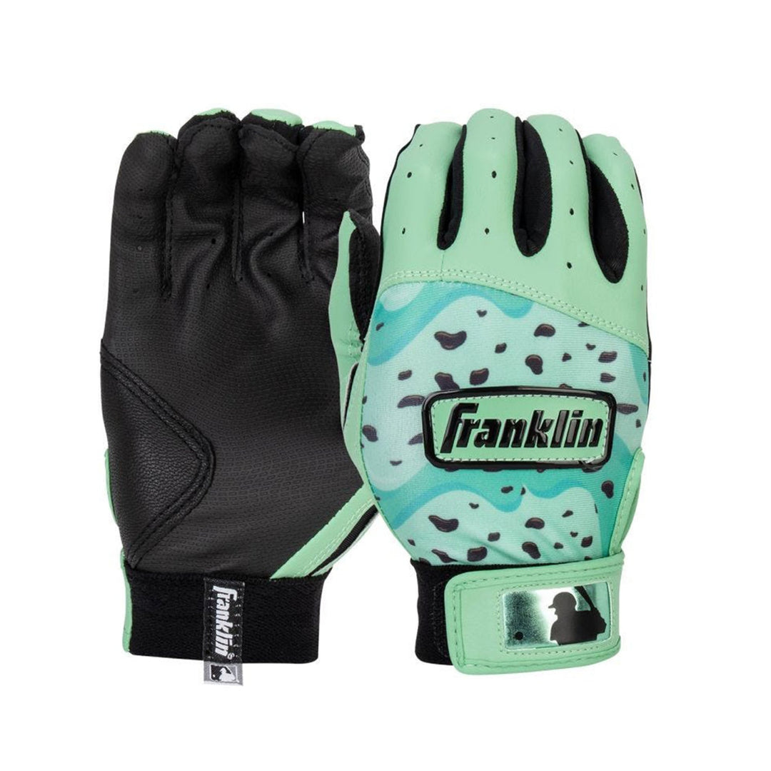 YOUTH Franklin Sports Digitek Batting Gloves - Official MLB Performance Gear_Mint