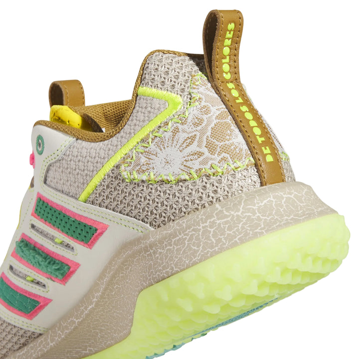 adidas Adizero DGT Somos turf trainer rear construction close-up