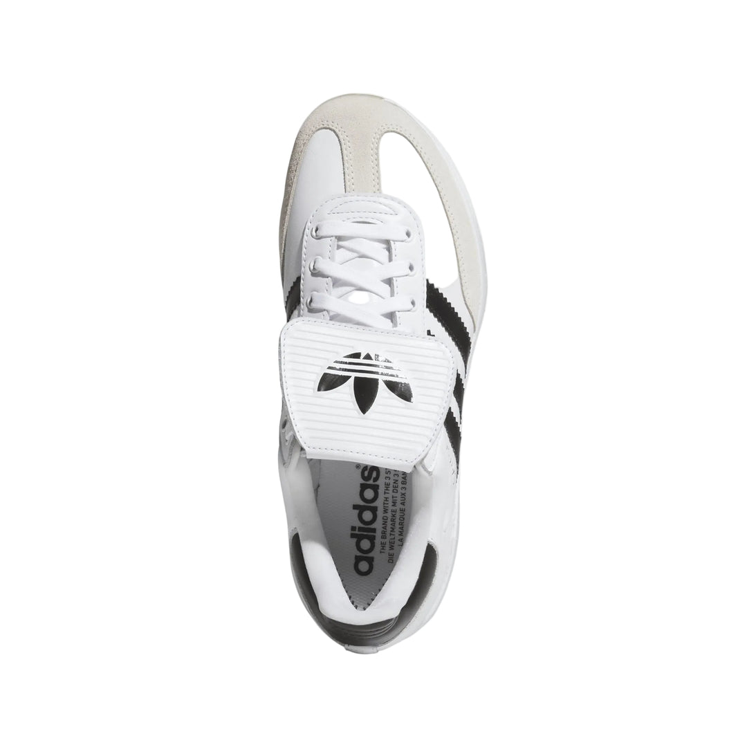 adidas KH6097 Samba baseball cleat laces fold-over tongue top view