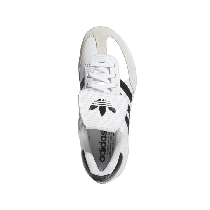 adidas KH6097 Samba baseball cleat laces fold-over tongue top view