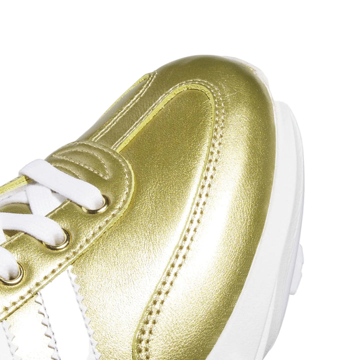 adidas Samba TPU cleat Gold Metallic upper material close-up