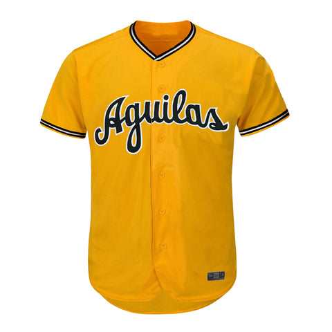 Aguilas Cibaenas Jerseys Camisetas Pelota Dominicana Dominicana Baseball Team Jerseys Gold / Small