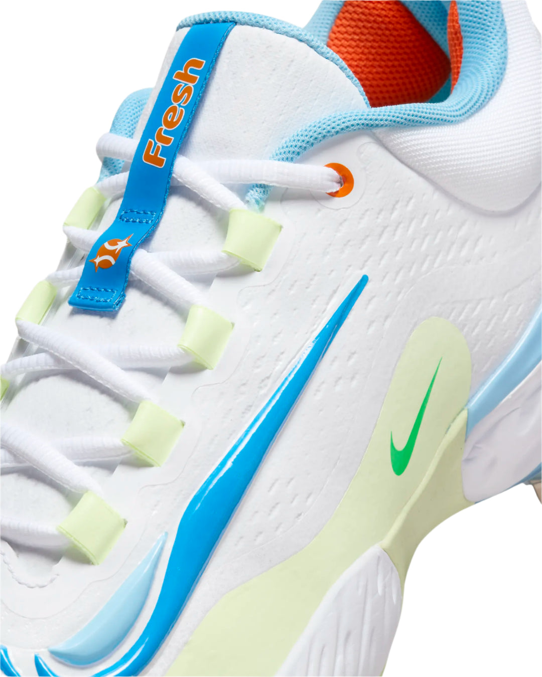 Nike Alpha Huarache Elite 4 Low NRG - White/Blue/Lime - FB9121-104