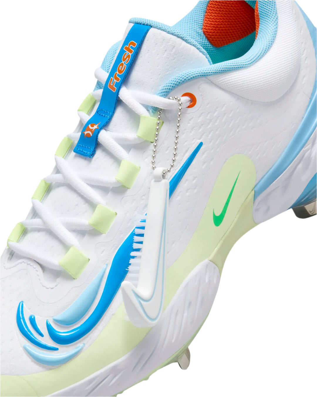 Nike Alpha Huarache Elite 4 Low NRG - White/Blue/Lime - FB9121-104