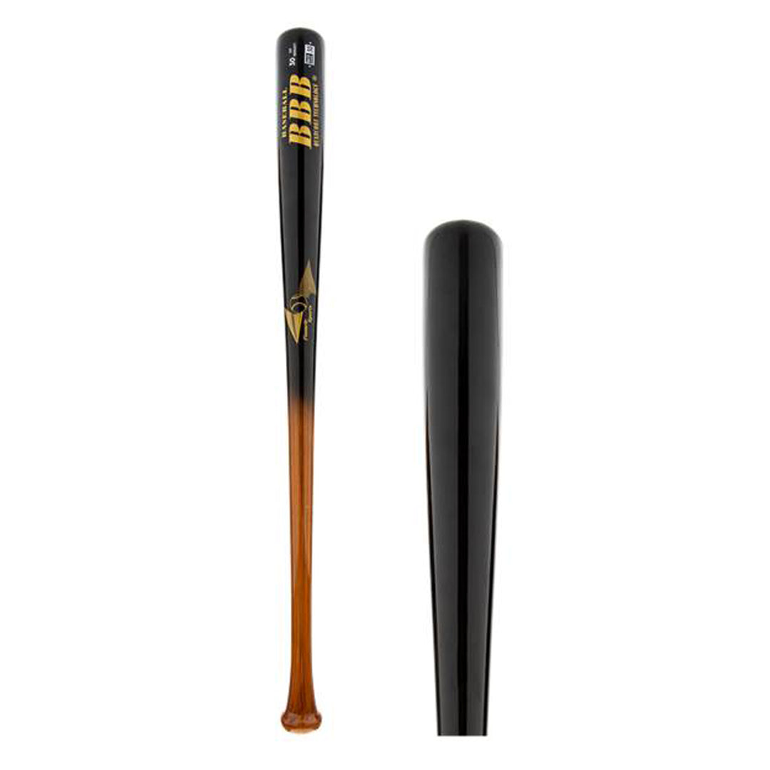 BamBooBat HGBB30D Brown Black BBCOR bamboo bat full and barrel views