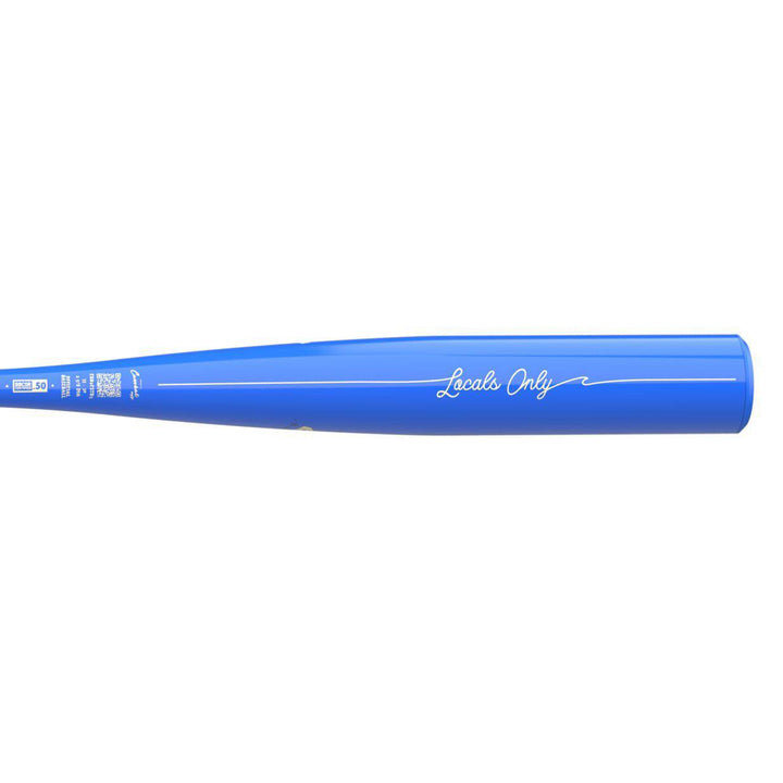COMBAT Spec A1 Coastal Blue BBCOR certification detail