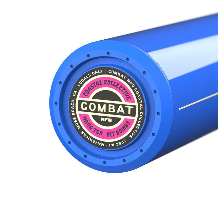 COMBAT MFG Spec A1 Coastal Blue end cap logo