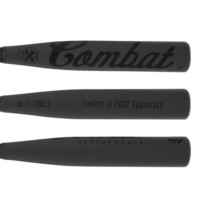 COMBAT MFG Spec H1 Steel Horses BBCOR Baseball Bat three-sided barrel graphics