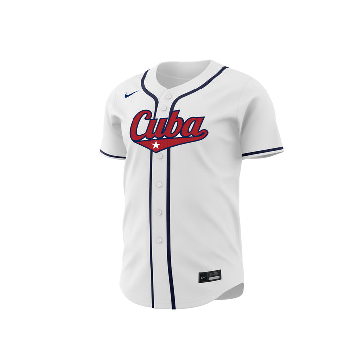 2026 WBC Cuba Men's Nike Stadium Jersey – Official Home White Edition
