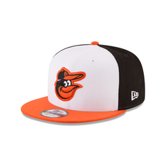 Baltimore Orioles Snapback Hat - White / Black /Orange