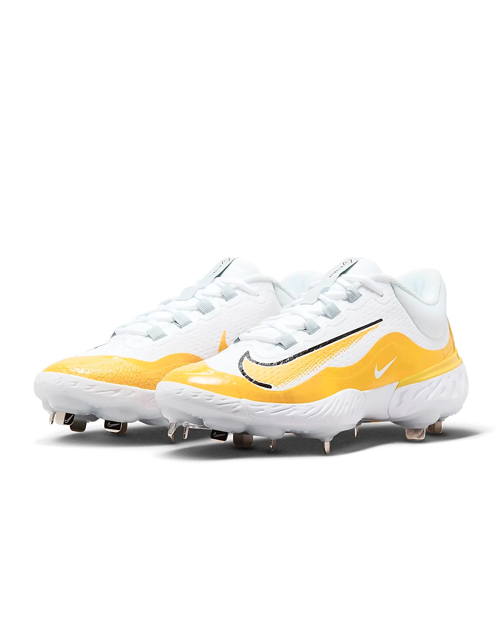 yellow nike spikes