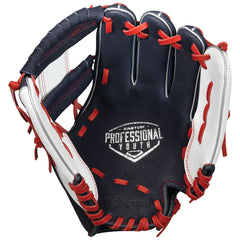 Easton Professional Youth Series 10 Inch PY10USA Baseball Glove - Navy/White/Red