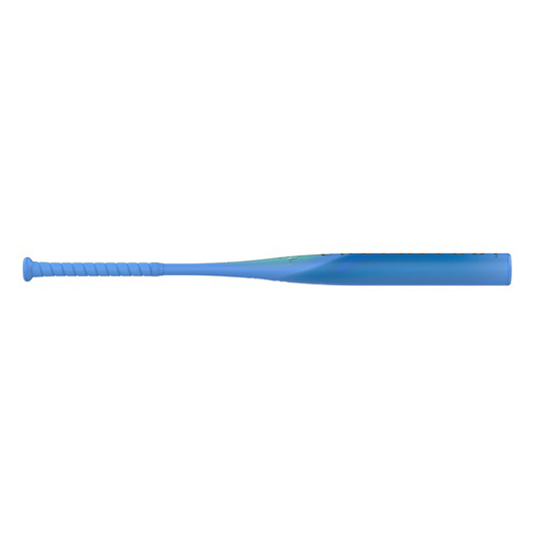 Easton Ghost Era Wild blue softball bat with teal gradient taper and matching blue handle