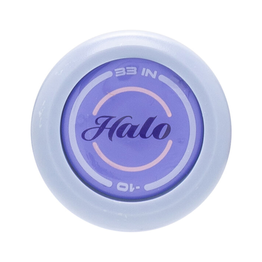 Easton HALO fastpitch softball bat knob close-up