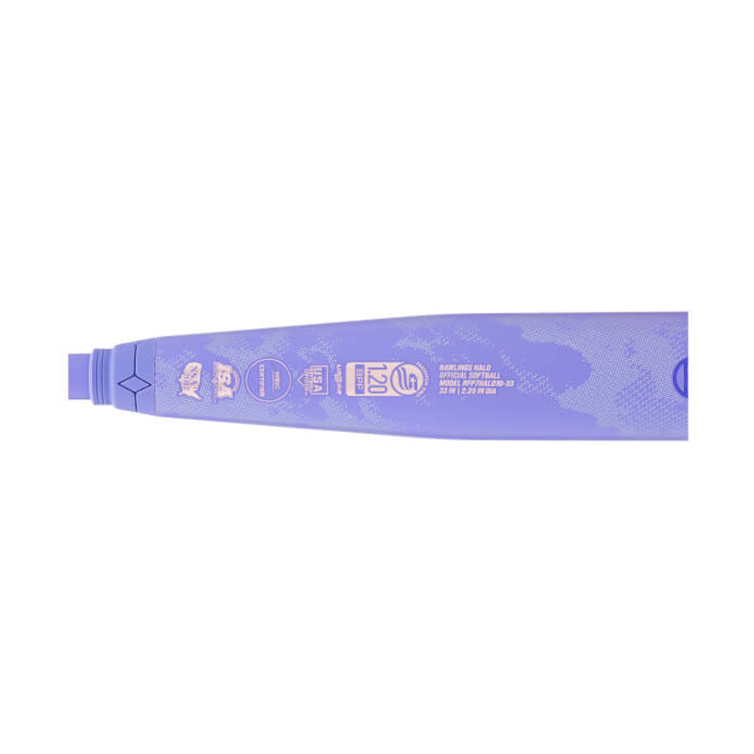 Easton HALO -10 fastpitch softball bat certification markings