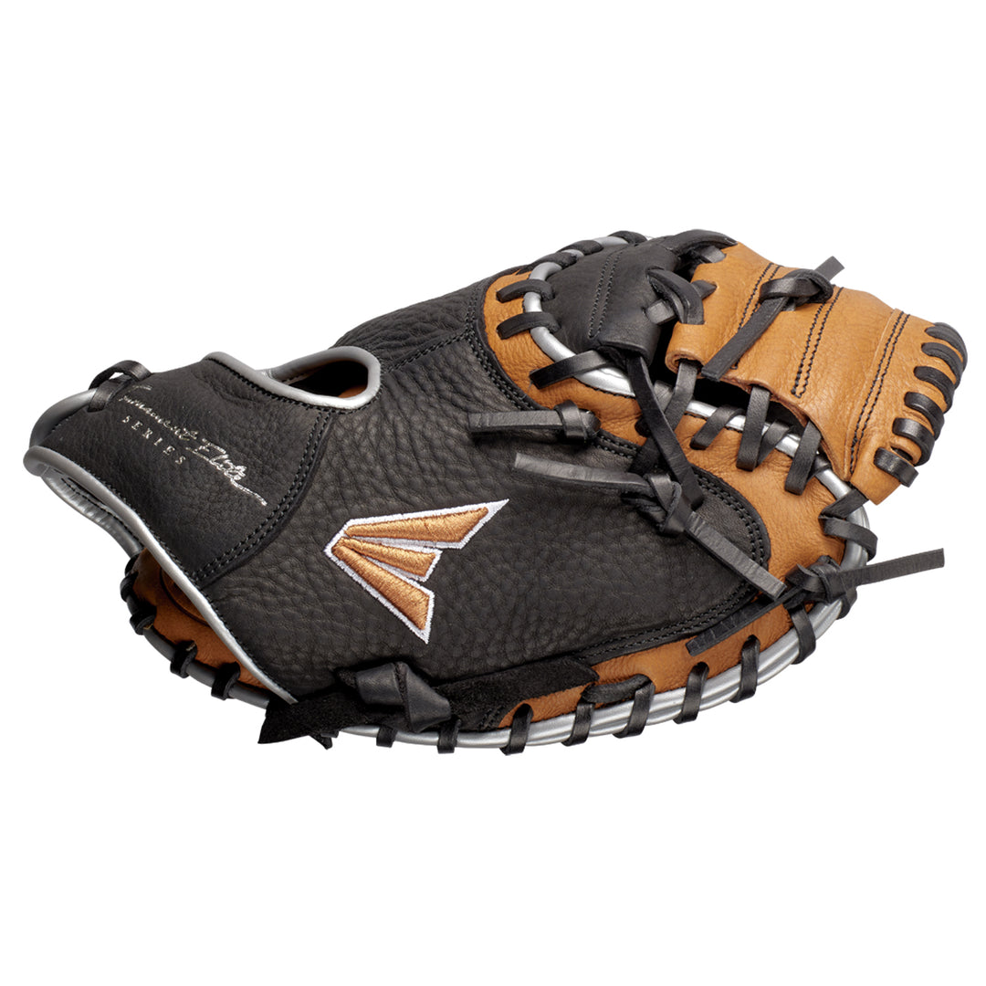 Easton Tournament Elite catcher mitt side detail