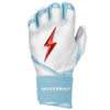 PREMIUM PRO HAPP Series Long Cuff Batting Gloves White C.Blue